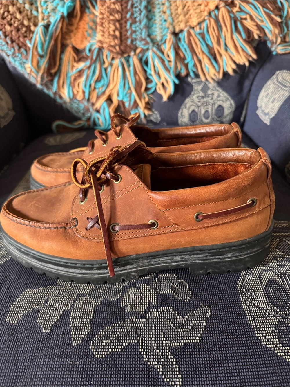 Polo Lug Sole 3 Eyelet Loafers